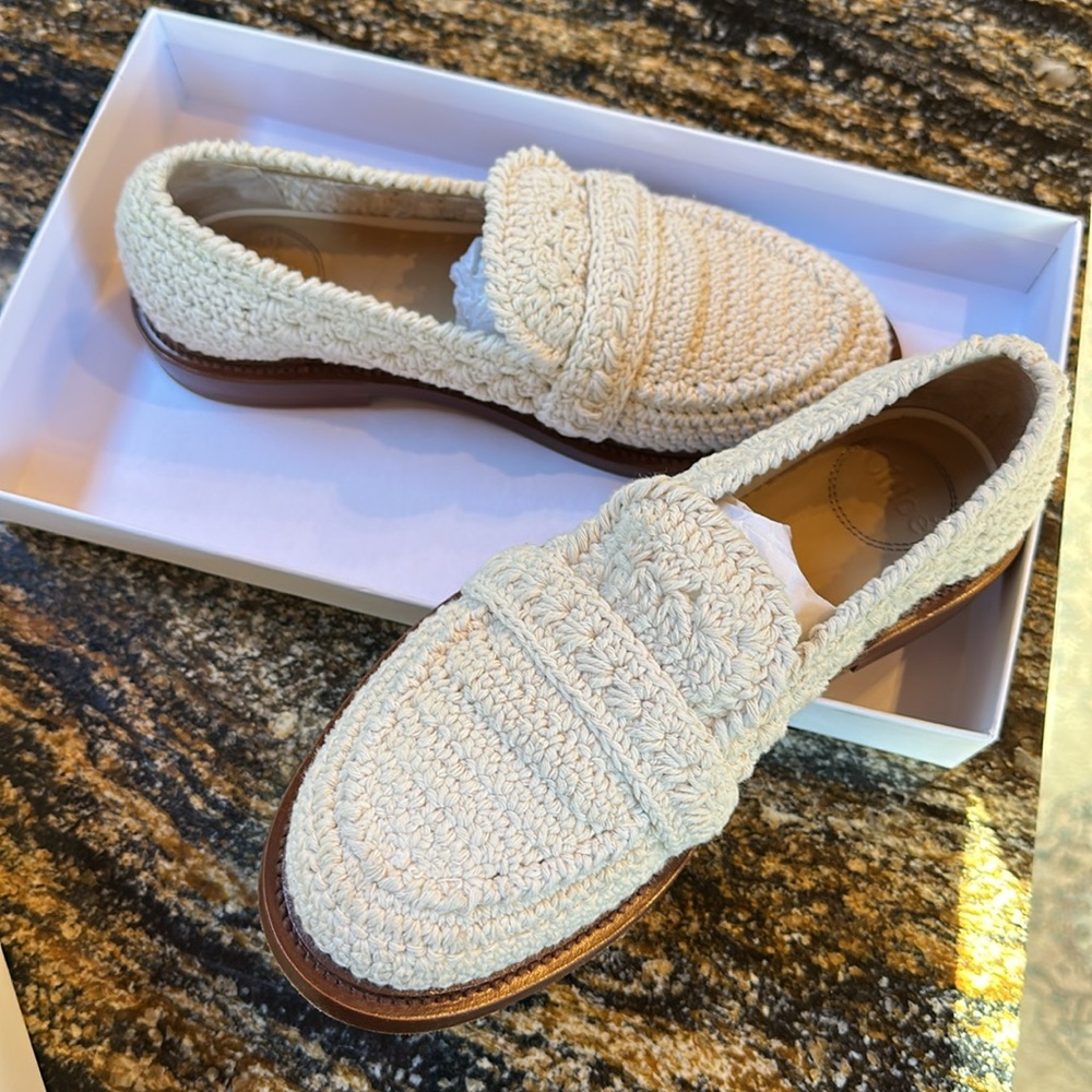 Chloe Kayla crochet loafer 36.5
